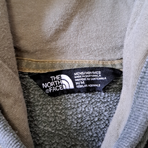 The North Face Mens Hoodie Size Medium Green Pullover Hooded Sweatshirt Casual - Picture 8 of 12